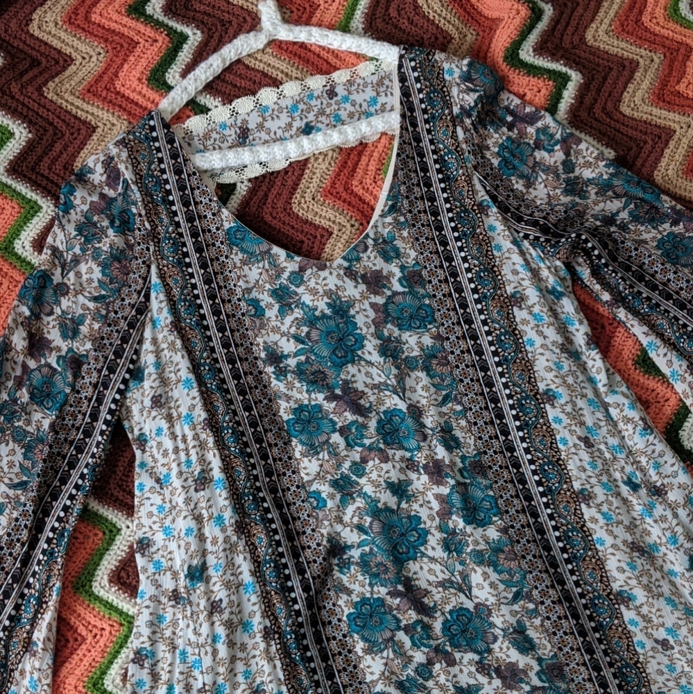 Boutique Breezy Boho Dress
